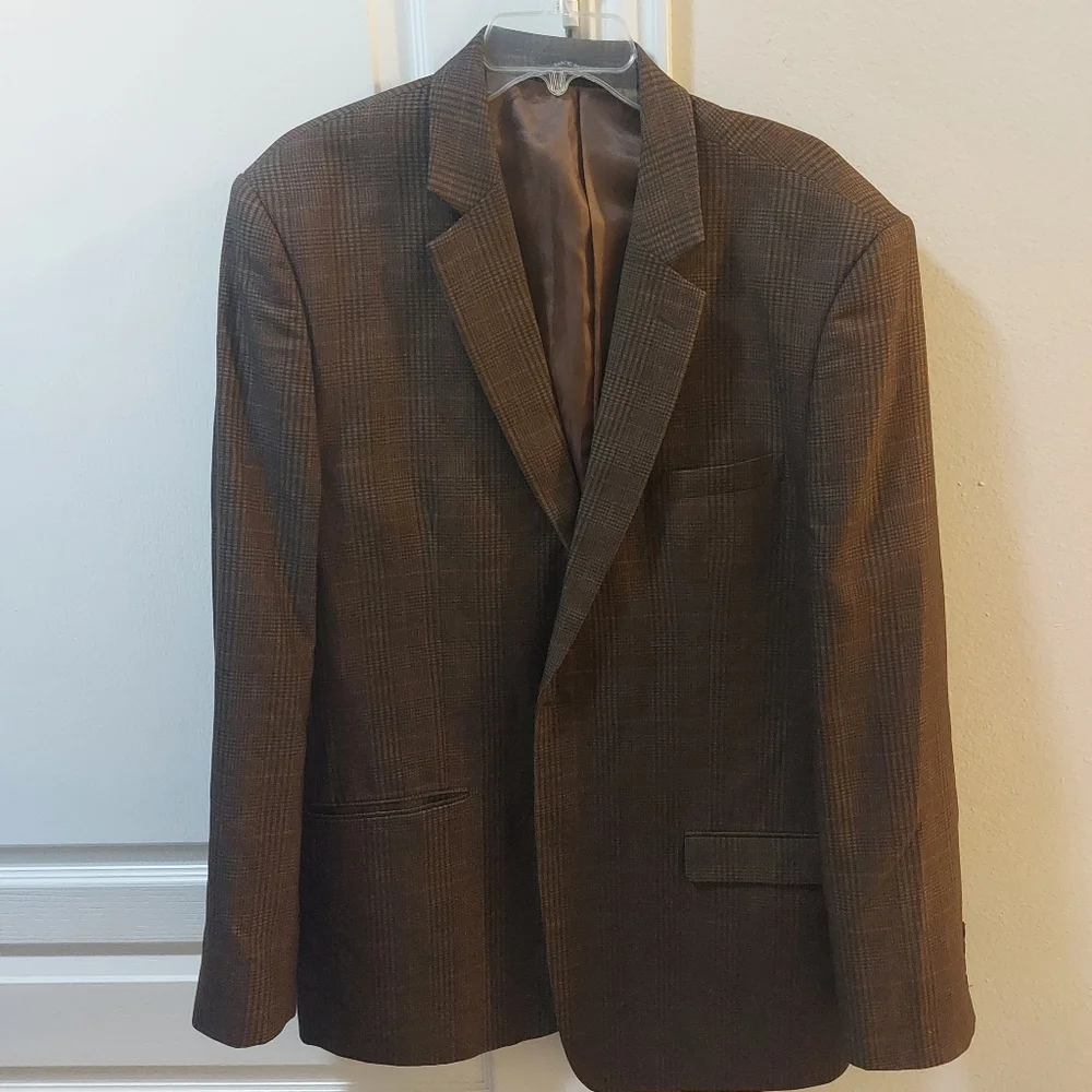 Mario Rossi Men's Brown Blazer Size 46L